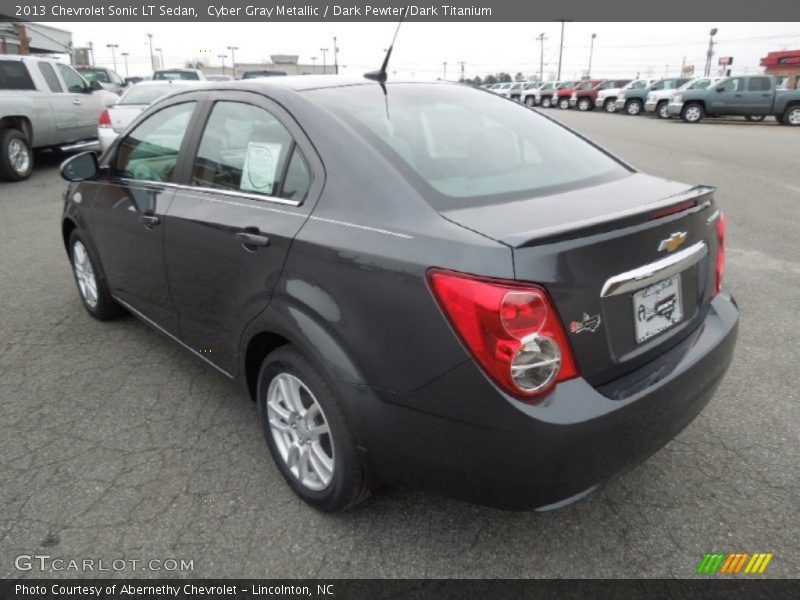 Cyber Gray Metallic / Dark Pewter/Dark Titanium 2013 Chevrolet Sonic LT Sedan