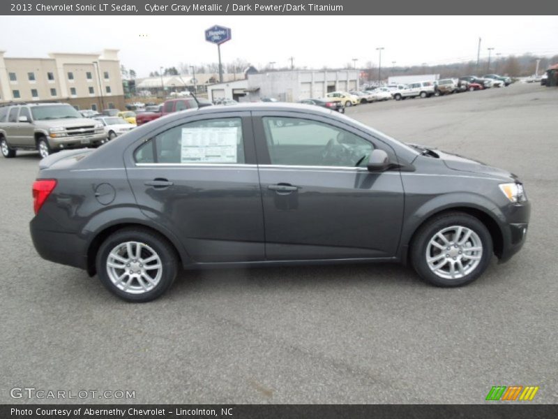 Cyber Gray Metallic / Dark Pewter/Dark Titanium 2013 Chevrolet Sonic LT Sedan