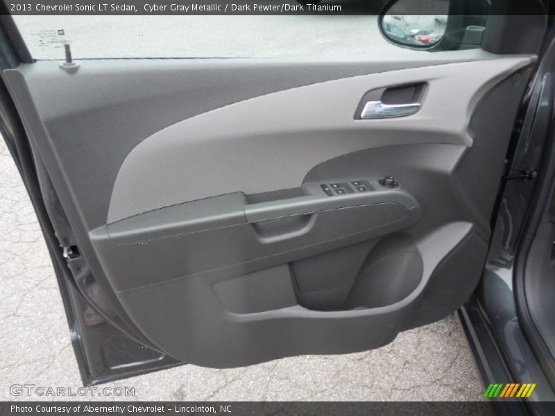 Cyber Gray Metallic / Dark Pewter/Dark Titanium 2013 Chevrolet Sonic LT Sedan