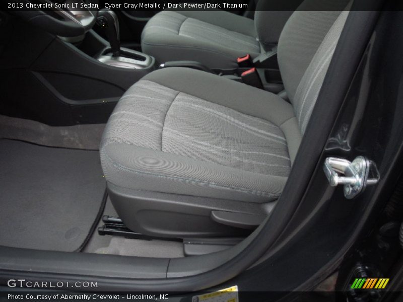 Cyber Gray Metallic / Dark Pewter/Dark Titanium 2013 Chevrolet Sonic LT Sedan