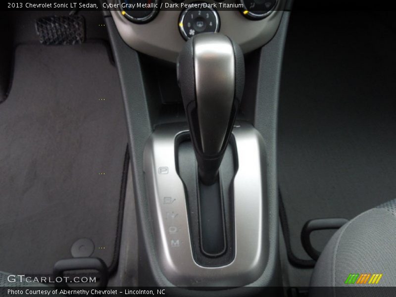 Cyber Gray Metallic / Dark Pewter/Dark Titanium 2013 Chevrolet Sonic LT Sedan