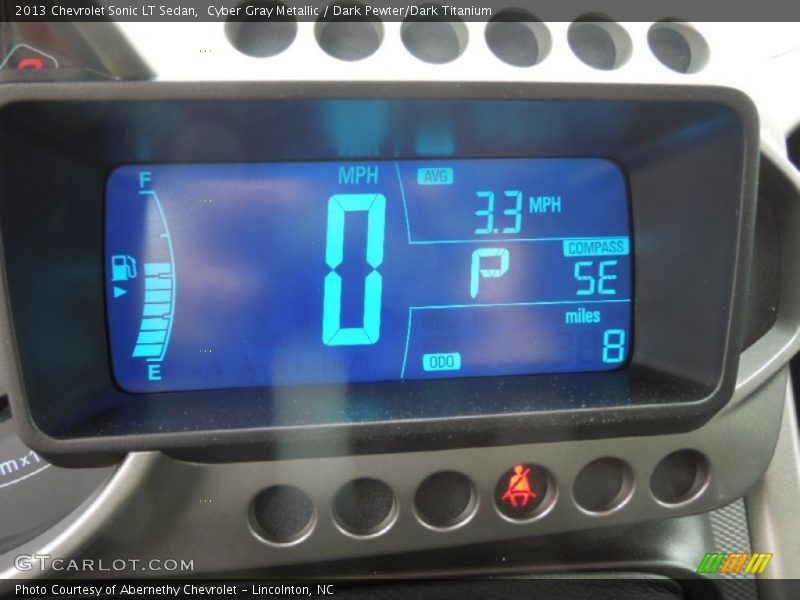 Cyber Gray Metallic / Dark Pewter/Dark Titanium 2013 Chevrolet Sonic LT Sedan