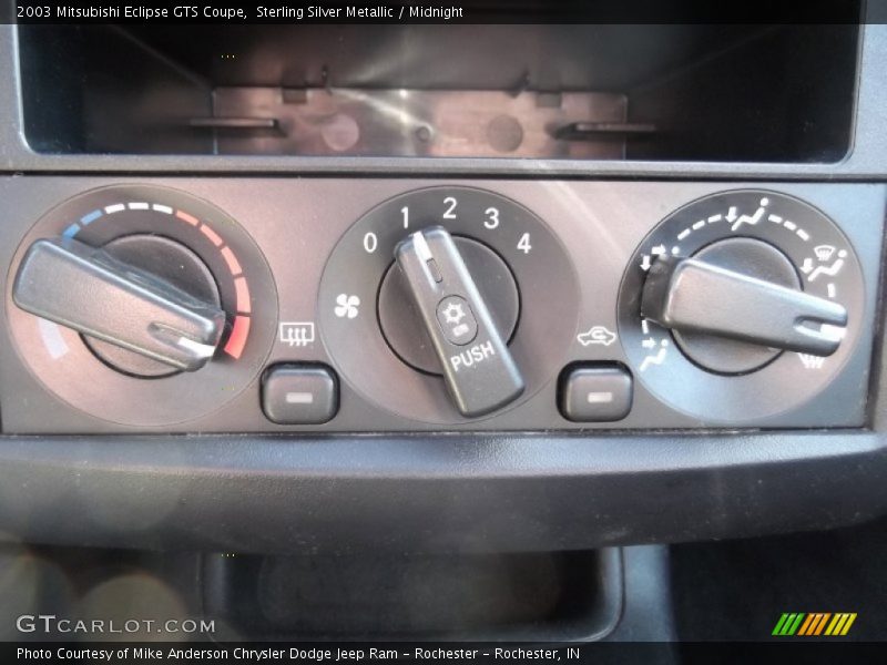 Sterling Silver Metallic / Midnight 2003 Mitsubishi Eclipse GTS Coupe