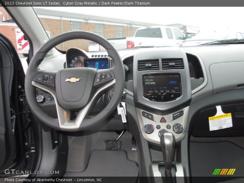 Cyber Gray Metallic / Dark Pewter/Dark Titanium 2013 Chevrolet Sonic LT Sedan