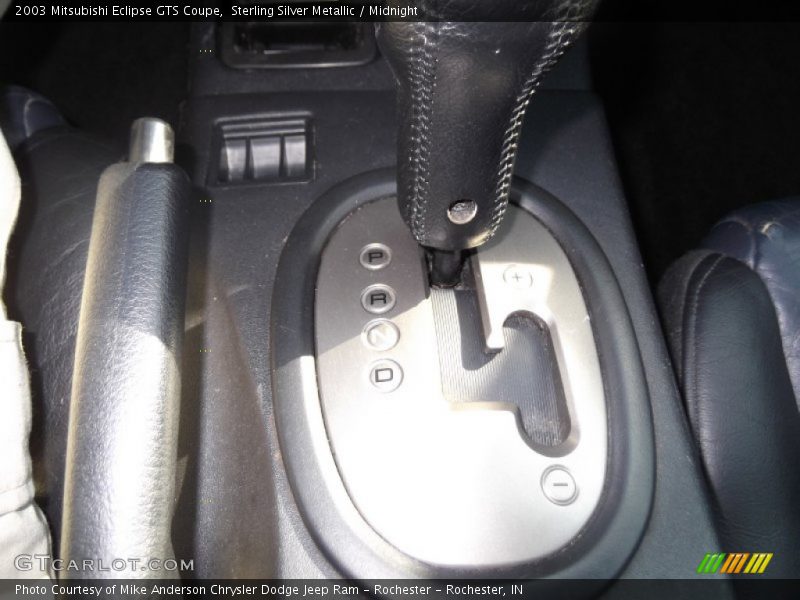 Sterling Silver Metallic / Midnight 2003 Mitsubishi Eclipse GTS Coupe
