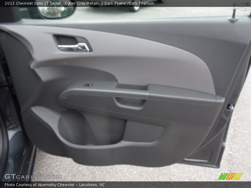 Cyber Gray Metallic / Dark Pewter/Dark Titanium 2013 Chevrolet Sonic LT Sedan