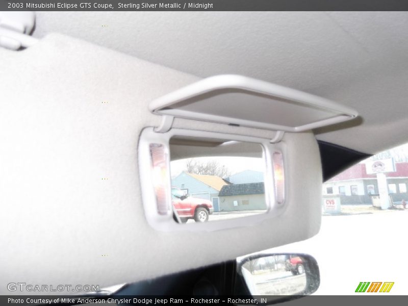 Sterling Silver Metallic / Midnight 2003 Mitsubishi Eclipse GTS Coupe