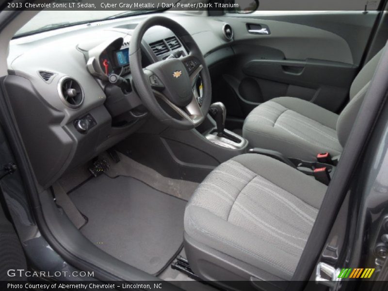 Cyber Gray Metallic / Dark Pewter/Dark Titanium 2013 Chevrolet Sonic LT Sedan
