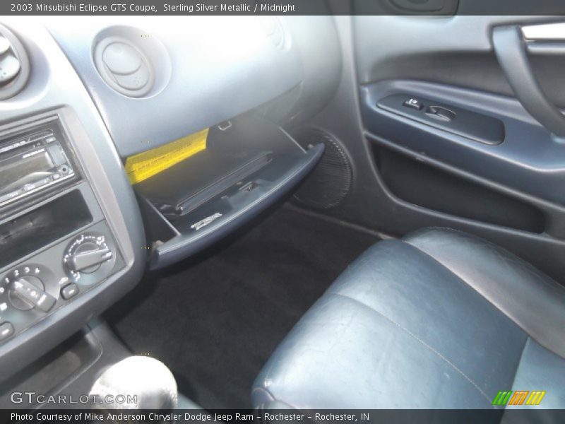 Sterling Silver Metallic / Midnight 2003 Mitsubishi Eclipse GTS Coupe