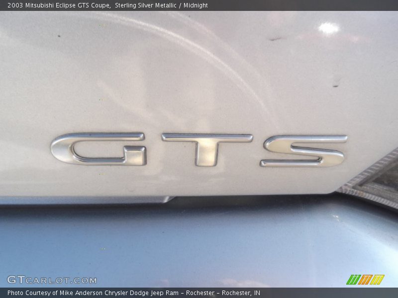 Sterling Silver Metallic / Midnight 2003 Mitsubishi Eclipse GTS Coupe