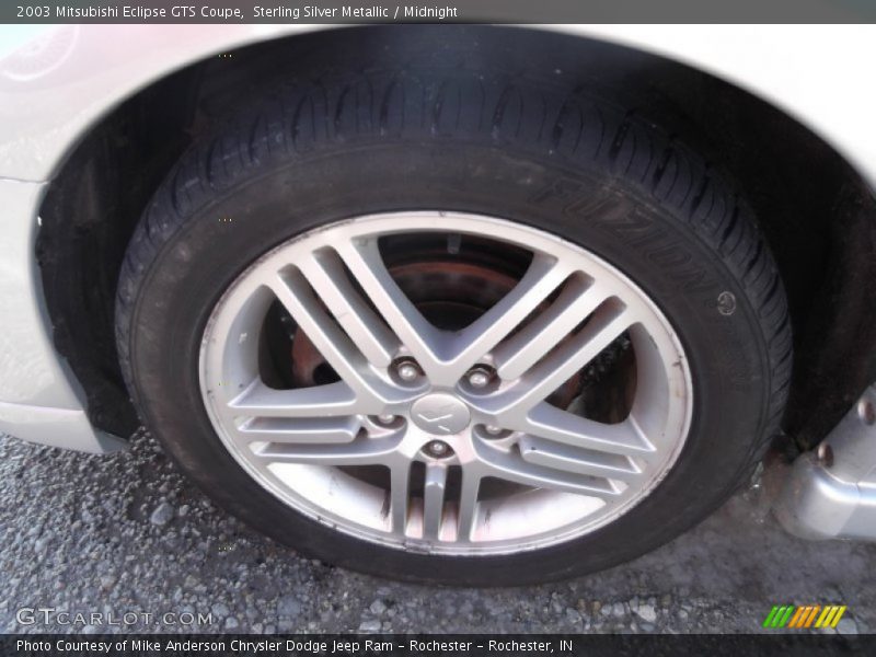 Sterling Silver Metallic / Midnight 2003 Mitsubishi Eclipse GTS Coupe