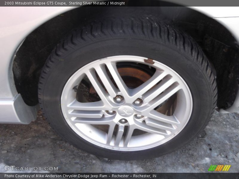 Sterling Silver Metallic / Midnight 2003 Mitsubishi Eclipse GTS Coupe