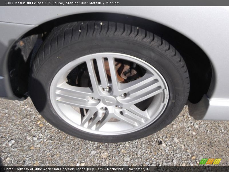 Sterling Silver Metallic / Midnight 2003 Mitsubishi Eclipse GTS Coupe