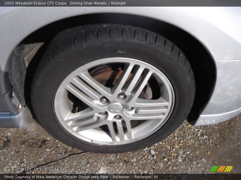 Sterling Silver Metallic / Midnight 2003 Mitsubishi Eclipse GTS Coupe