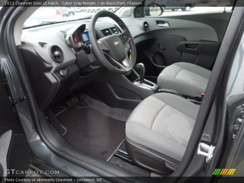 Jet Black/Dark Titanium Interior - 2013 Sonic LS Hatch 