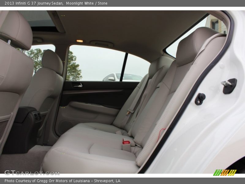 Rear Seat of 2013 G 37 Journey Sedan