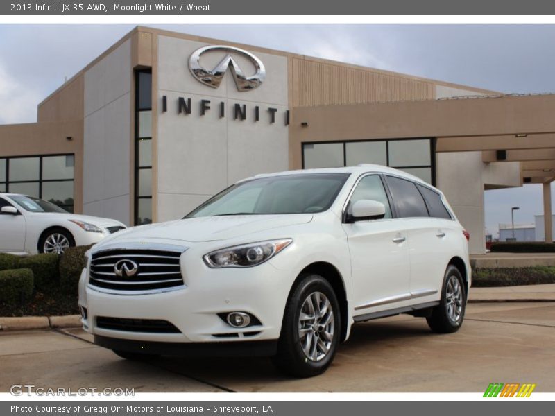 Moonlight White / Wheat 2013 Infiniti JX 35 AWD
