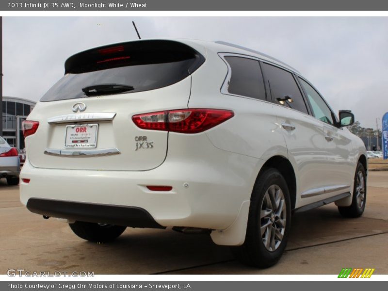 Moonlight White / Wheat 2013 Infiniti JX 35 AWD