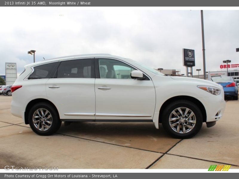 Moonlight White / Wheat 2013 Infiniti JX 35 AWD