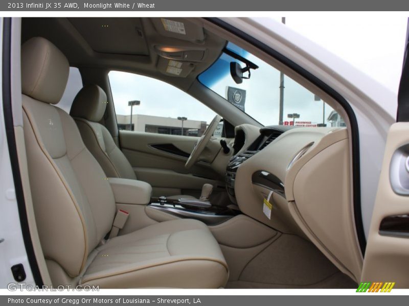 Moonlight White / Wheat 2013 Infiniti JX 35 AWD