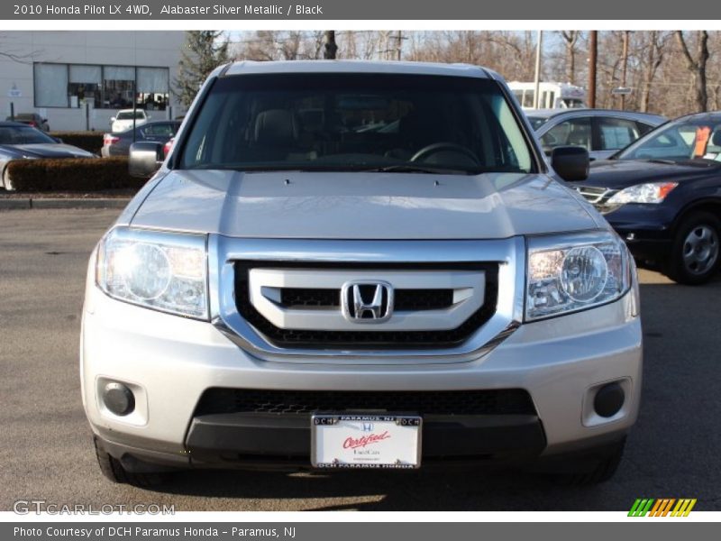 Alabaster Silver Metallic / Black 2010 Honda Pilot LX 4WD