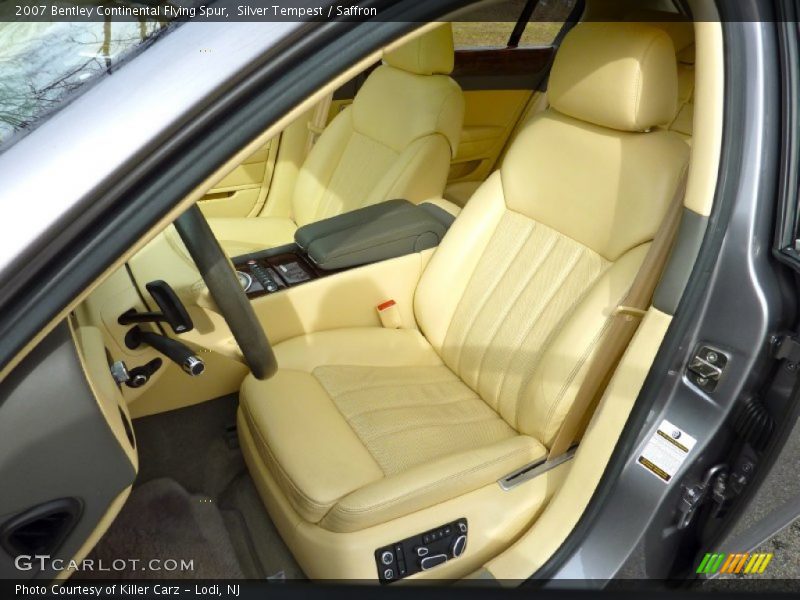 Front Seat of 2007 Continental Flying Spur 