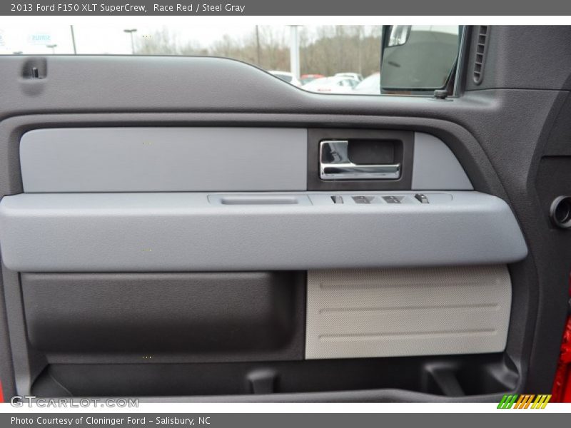 Race Red / Steel Gray 2013 Ford F150 XLT SuperCrew