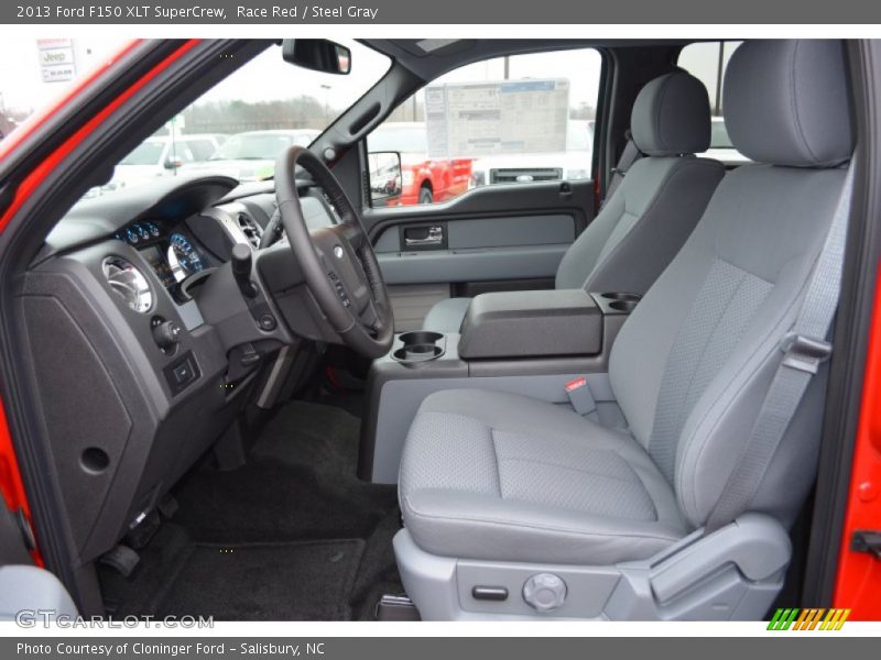 Front Seat of 2013 F150 XLT SuperCrew