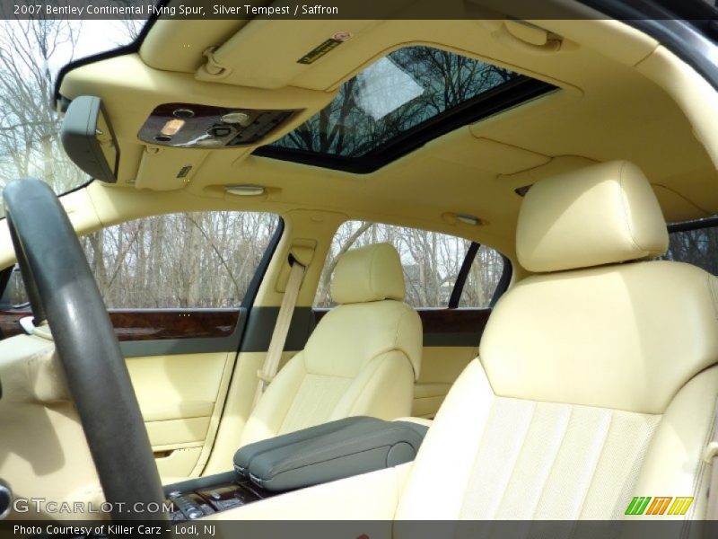  2007 Continental Flying Spur  Saffron Interior