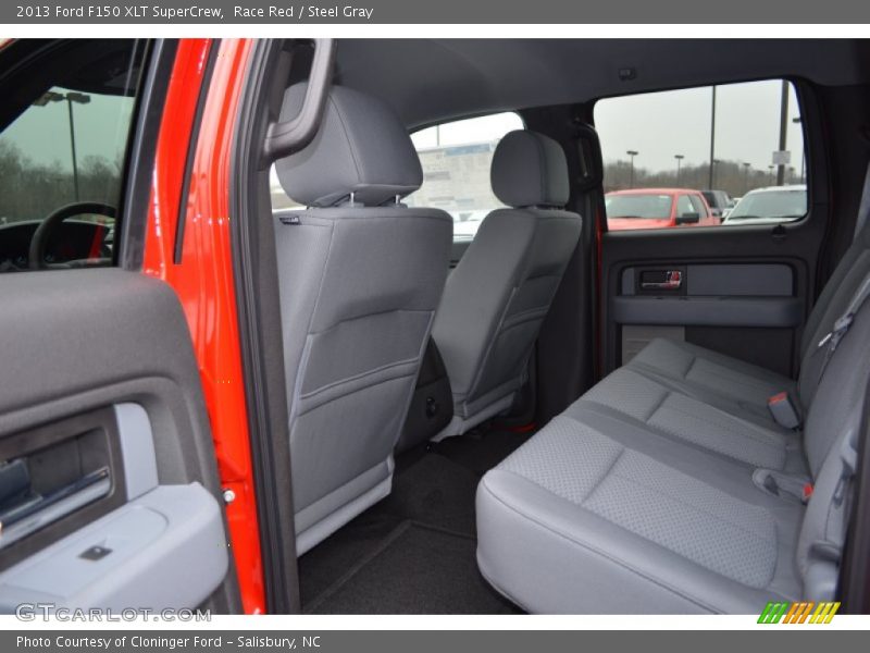 Rear Seat of 2013 F150 XLT SuperCrew