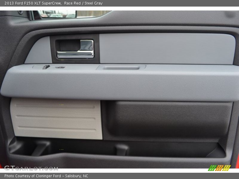 Race Red / Steel Gray 2013 Ford F150 XLT SuperCrew