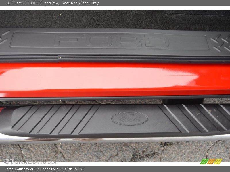 Race Red / Steel Gray 2013 Ford F150 XLT SuperCrew