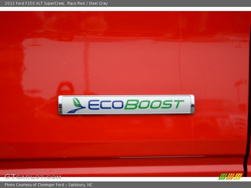 Race Red / Steel Gray 2013 Ford F150 XLT SuperCrew