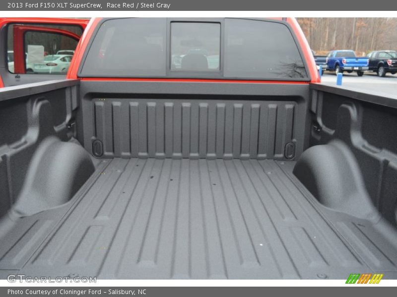 Race Red / Steel Gray 2013 Ford F150 XLT SuperCrew