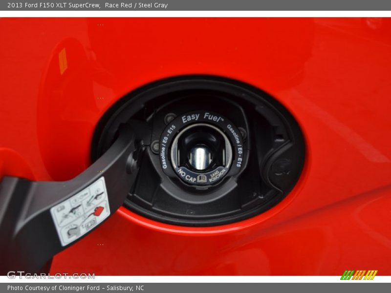 Race Red / Steel Gray 2013 Ford F150 XLT SuperCrew
