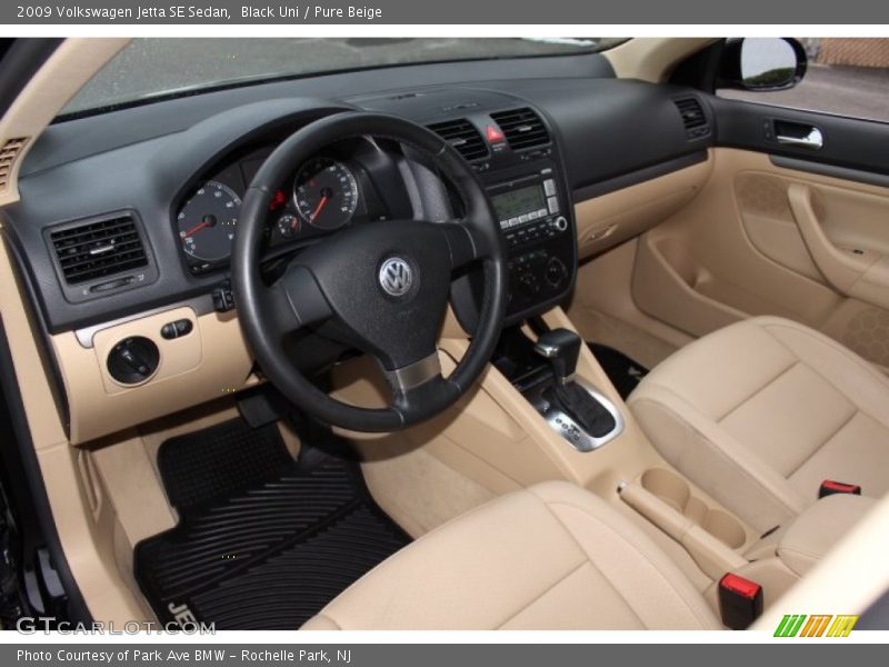 2009 Jetta SE Sedan Pure Beige Interior
