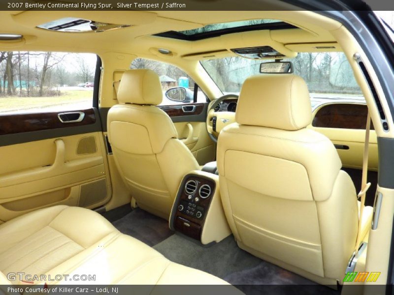 Rear Seat of 2007 Continental Flying Spur 