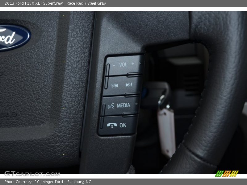 Race Red / Steel Gray 2013 Ford F150 XLT SuperCrew