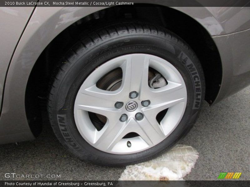 Mocha Steel Metallic / Cocoa/Light Cashmere 2010 Buick LaCrosse CX