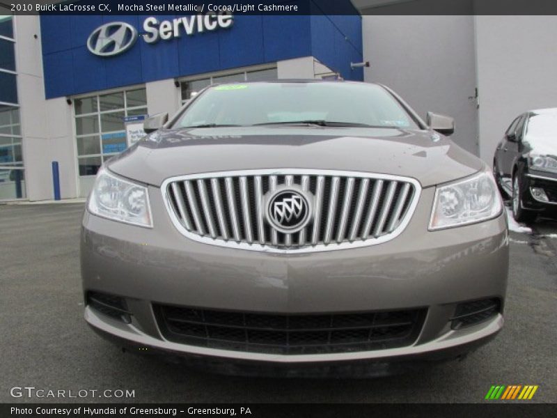 Mocha Steel Metallic / Cocoa/Light Cashmere 2010 Buick LaCrosse CX
