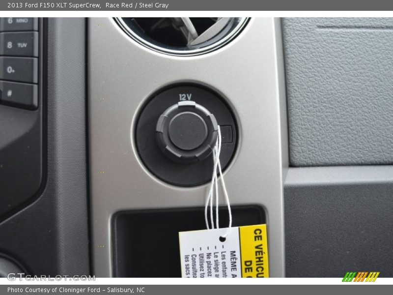 Race Red / Steel Gray 2013 Ford F150 XLT SuperCrew