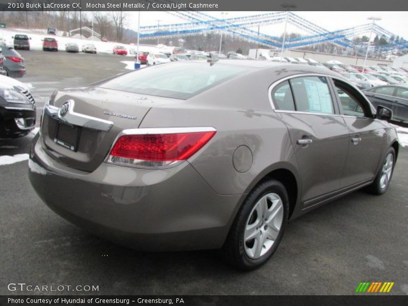 Mocha Steel Metallic / Cocoa/Light Cashmere 2010 Buick LaCrosse CX