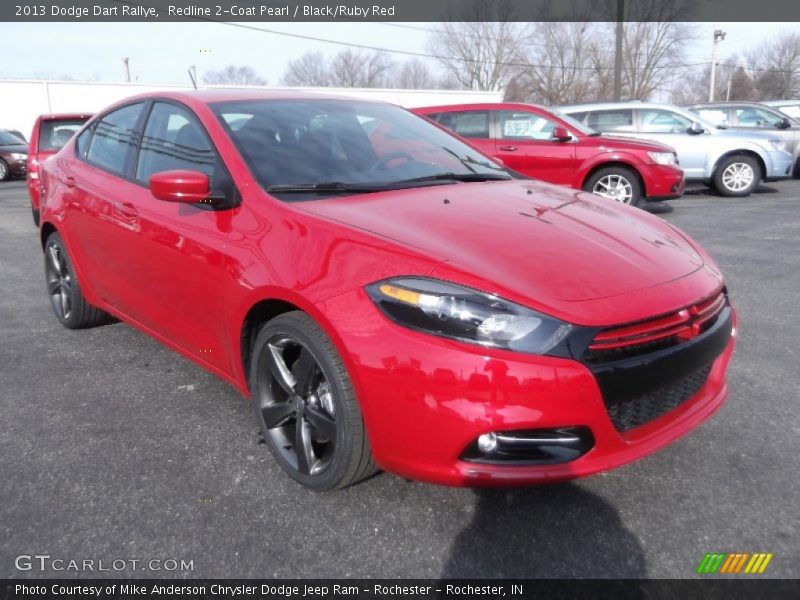 Redline 2-Coat Pearl / Black/Ruby Red 2013 Dodge Dart Rallye