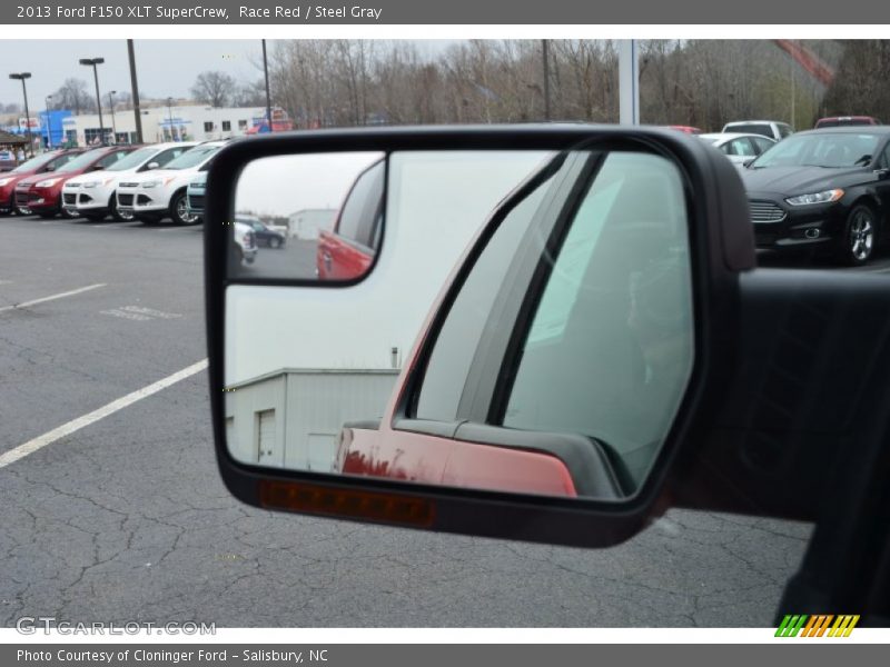 Race Red / Steel Gray 2013 Ford F150 XLT SuperCrew