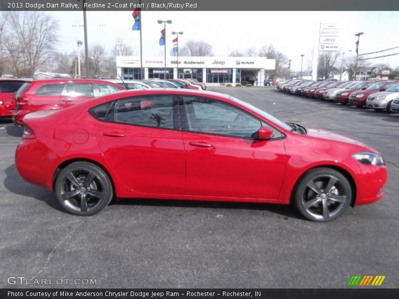 Redline 2-Coat Pearl / Black/Ruby Red 2013 Dodge Dart Rallye
