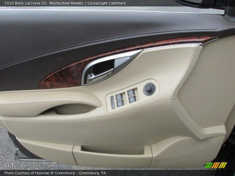 Mocha Steel Metallic / Cocoa/Light Cashmere 2010 Buick LaCrosse CX