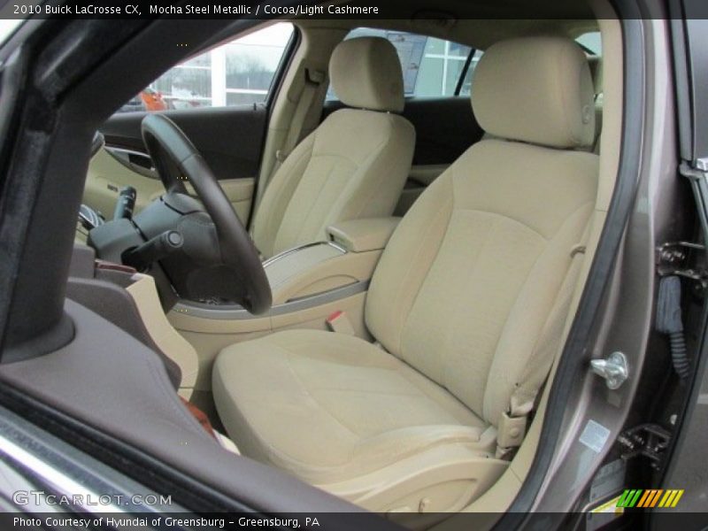 Mocha Steel Metallic / Cocoa/Light Cashmere 2010 Buick LaCrosse CX