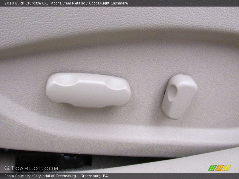 Mocha Steel Metallic / Cocoa/Light Cashmere 2010 Buick LaCrosse CX