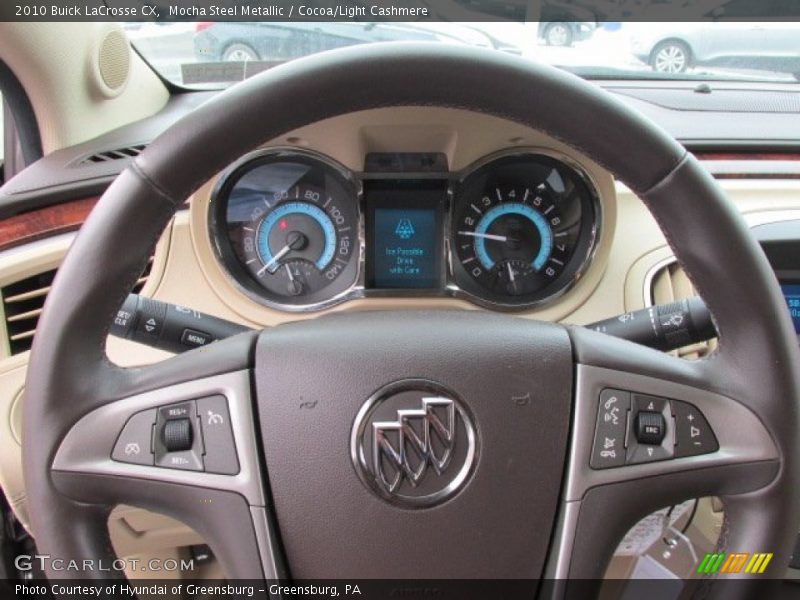Mocha Steel Metallic / Cocoa/Light Cashmere 2010 Buick LaCrosse CX