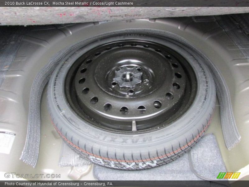 Mocha Steel Metallic / Cocoa/Light Cashmere 2010 Buick LaCrosse CX